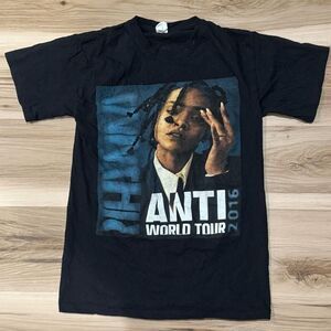 Rihanna Anti World Tour Short Sleeve Graphic Tee Shirt Women’s Small